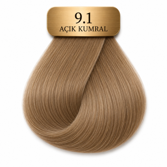 Hush The Passion Amonyaksız Saç Boyası 9.1 Küllü Çok Açık Kumral 60 ml resmi