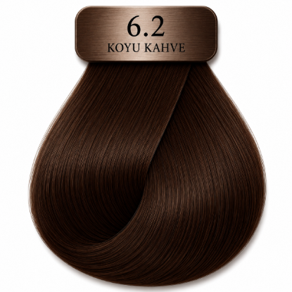 Hush The Passion Amonyaksız Saç Boyası 6.2 Koyu Kumral Bej 60 ml resmi
