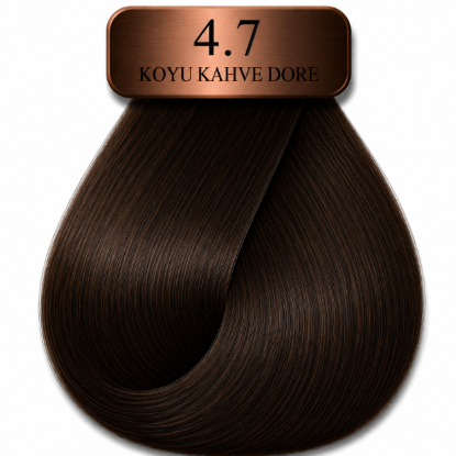 Hush The Passion Amonyaksız Saç Boyası 4.7 Çikolata Kahve 60 ml resmi