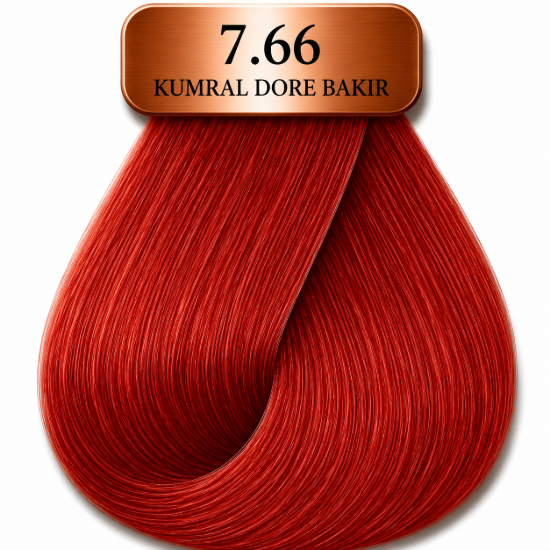 Hush The Passion Amonyaksız Saç Boyası 7.66 Kumral Yoğun Kızıl 60 ml resmi