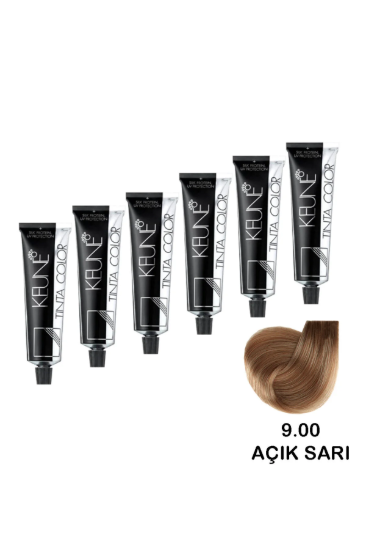 Keune Tinta Color Saç Boyası 60 ml 9 .00 UC Süper Küllü Açık Sarı - 6 Adet resmi
