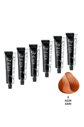 Keune Tinta Color Saç Boyası 60 ml 9 Açık Sarı 6 Adet resmi