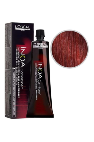 Loreal Inoa Amonyaksız Saç Boyası 6.66 Koyu Kumral Yoğun Kızıl 60ML resmi
