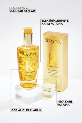 Kerastase Elixir Ultime Huile Originale Parlaklık Veren Saç Bakım Yağı 100 ml resmi