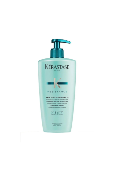 Kerastase Resistance Bain Force Architecte Zayıf Ve Yıpranmış Saçlar İçin Onarıcı Şampuan 500 ml resmi