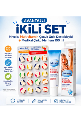 Mivolis Zinksalbe Çinko Yara & Pişik Karşıtı Merhem 100 ml resmi
