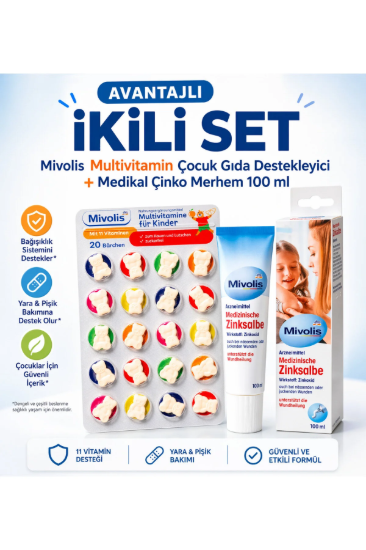 Mivolis Zinksalbe Çinko Yara & Pişik Karşıtı Merhem 100 ml resmi