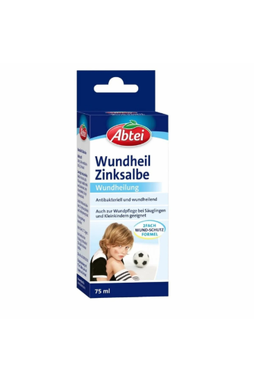 Abtei Wundheil Zinksalbe Çinko Etkili Yara ve Cilt Onarıcı Merhem 75 ml resmi