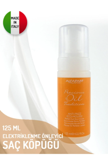 Alfaparf Precious Oil Tradition Elektriklenme Önleyici Saç Köpüğü 125 ml resmi