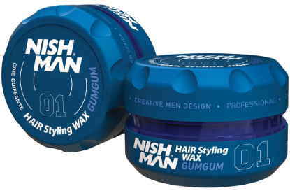 Nishman 01 Aqua Wax Güçlü Tutuculuk ve Parlak Görünüm 150 ml resmi