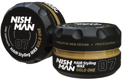 Nishman 07 Gold One Aqua Wax Lüks Parlaklık ve Güçlü Tutuculuk 150 ml resmi