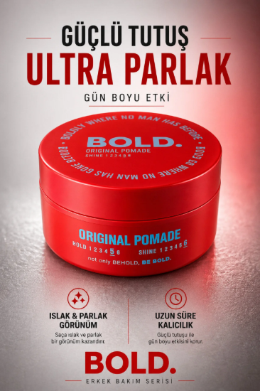 Bold Güçlü Tutuş Ultra Parlak Şekillendirici Wax 150 ml resmi