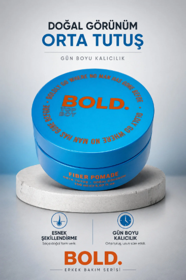 Bold Orta Tutuş Doğal Görünümlü Mat Şekillendirici Wax 150 ml resmi
